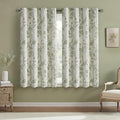 Floral Blackout Curtains Sage Green Printed Curtains Floral Blackout Curtains Farmhouse Boho Cottagecore Spring Curtains for Bedroom Modern Living Room