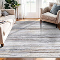 4x6 Rugs for Living Room: Non-Slip Washable Area Rug for Hallway Entryway Kitchen Bedroom - Easy-to-Clean Stain and Water Resistant Carpet - Soft Low-Pile Throw Mat Beige Grey