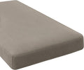 H.VERSAILTEX Super Stretch Individual Chaise Cover Sectional Couch Covers for L Shaped Sofa Both Left/Right Featuring Thick Jacquard Textured Twill Fabric (1 Piece Chaise Cover, Taupe)