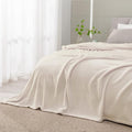 BEDELITE Fleece Blanket King Size Blankets for Bed, Luxury Plush Cozy Fuzzy Blanket 108x90 inches, Super Soft Warm Lightweight Throw Blanket All Seasons Suitable, Beige