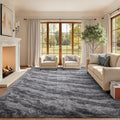8x10 Ft Extra Large Shag Rugs for Living Room, Ultra Soft Fluffy Furry Area Rugs for Bedroom Indoor Floor, Aesthetic Carpet for Kids Home Decor (Grey)
