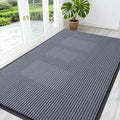 OLANLY Front Door Mat Indoor Outdoor Entrance, Waterproof Heavy Duty Doormat, Fade Resistant, Low Profile, Easy Clean Patio Porch Welcome Floor Mats for Entry, 59x34, Ash Grey