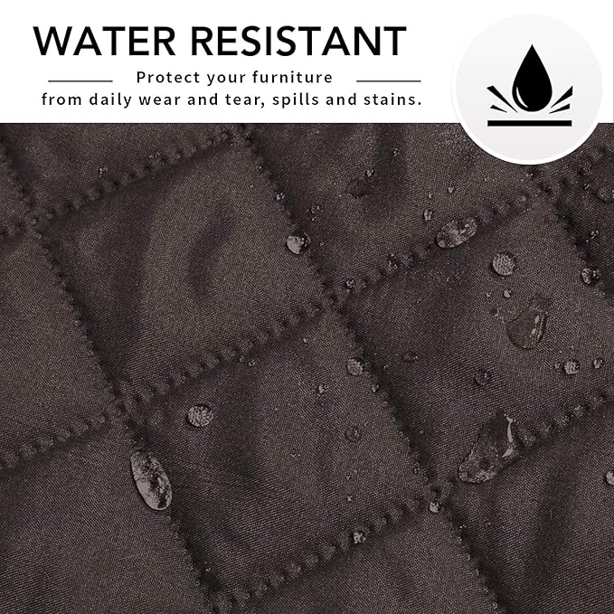 Easy-Going Sectional Couch Covers for Dogs L Shape Sofa Cover Reversible Sofa Slipcover Chaise Lounge Cover Furniture Protector Cover for Pets Dog Cat (42 x 52 inches, Chocolate/Chocolate)
