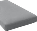 H.VERSAILTEX Super Stretch Individual Chaise Cover Sectional Couch Covers for L Shaped Sofa Both Left/Right Featuring Thick Jacquard Textured Twill Fabric (1 Piece Chaise Cover, Dove)
