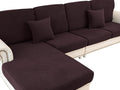 Couch Cushion Cover Loveseat Cover or 2 Seat Sofa Cover Washable Stretch Sectional Sofa Slipcover(1 Piece for Loveseat or Sofa 2-Seater, Brown)