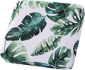 hyha Printed Couch Cushion Covers, Floral Sofa Covers Washable for Cushion Couch, Stretch Pattern Outdoor Cushion Covers for Patio Furniture with Elastic Bottom(Small, Monstera Deliciosa)