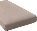 H.VERSAILTEX Super Stretch Individual Chaise Cover Sectional Couch Covers for L Shaped Sofa Both Left/Right Featuring Thick Jacquard Textured Twill Fabric (1 Piece Chaise Cover Large, Sand)