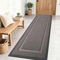 OLANLY Front Door Mat Indoor Outdoor Entrance, Waterproof All-Season, All-Weather Doormat, Sturdy Natural Rubber, Low Profile, Easy Clean Patio Porch Entryway Mat, 71x23, Taupe