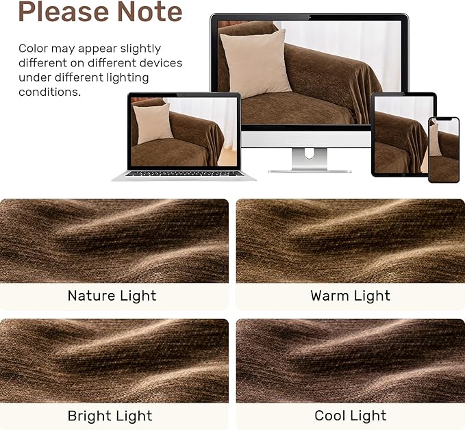 Sectional Couch Covers, 2 Pieces Washable L Shaped Couch Covers Sofa Blanket for Dogs Pet Friendly Sectional Sofa Slipcovers Furniture Covers,71"x 110"+ 71"x 118",(X-Large,Coffee)