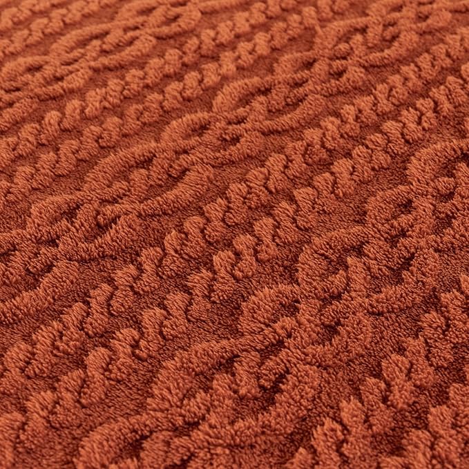 50x70 Inch Rust Throw Blanket - Soft & Fluffy Fleece, Cute & Aesthetic, Perfect for Sofa, Couch, Chair, Bed, Living Room & Bedroom, All-Season Use, Plush & Cozy Decorative Blanket