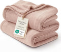 Bedsure GentleSoft Fleece Blankets King Size Dusty Pink - Bed Blanket Soft Lightweight Plush Cozy Fuzzy Luxury Microfiber, 108x90 inches