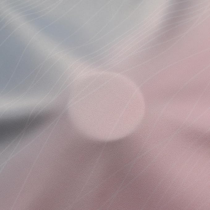 Pink and Grey Blackout Curtains 84 inches Long,Ombre Full Room Darkening Window Curtains for Living Room,Grommet Thermal Insulated Drapes,Light Blocking Curtains for Girls Bedroom,42x84 Inch, 2 Panels