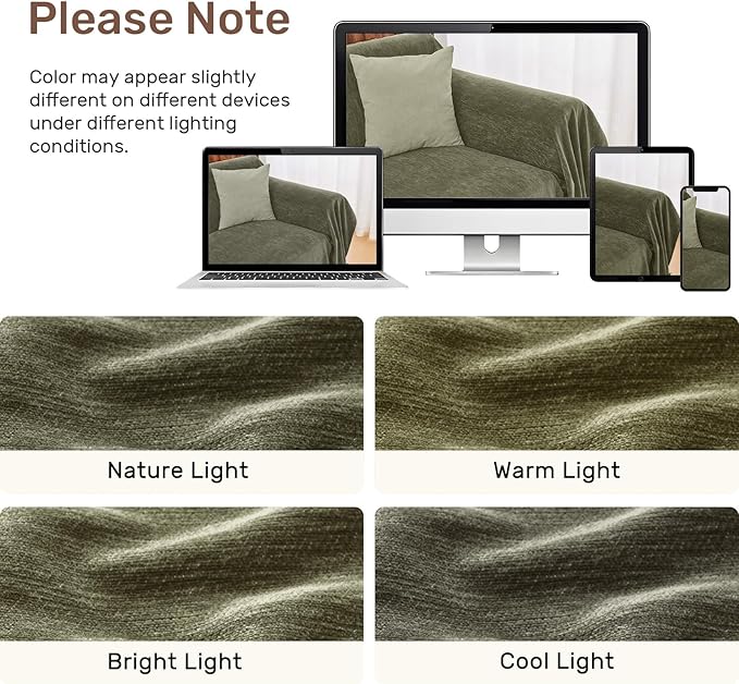Sectional Couch Covers, 2 Pieces Washable L Shaped Couch Covers Sofa Blanket for Dogs Pet Friendly Sectional Sofa Slipcovers Furniture Covers,71"x 102"+ 71"x 110",(Large,Green)
