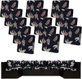14Pcs Stretch Patio Cushion Covers,Outdoor Couch Covers Replacement,Outdoor Couch & Sofa Slipcovers,for Patio Furniture Cushion Cover,Washable Reusable Furniture Protector (Coconut Ttrees,Cover Only)