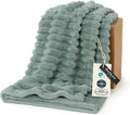Bedsure GentleSoft Sage Green Fleece Blanket for Couch - Cozy Soft Blankets for Women, Cute Small Throws for Girls, 50x70 Inches