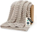Bedsure GentleSoft Light Brown Fleece Blanket for Couch - Cozy Soft Blankets for Women, Cute Small Throws for Girls, 60x80 Inches