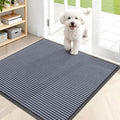 OLANLY Front Door Mat Indoor Outdoor Entrance, Waterproof Heavy Duty Doormat, Fade Resistant, Low Profile, Easy Clean Patio Porch Welcome Floor Mats for Entry, 35x30, Ash Grey