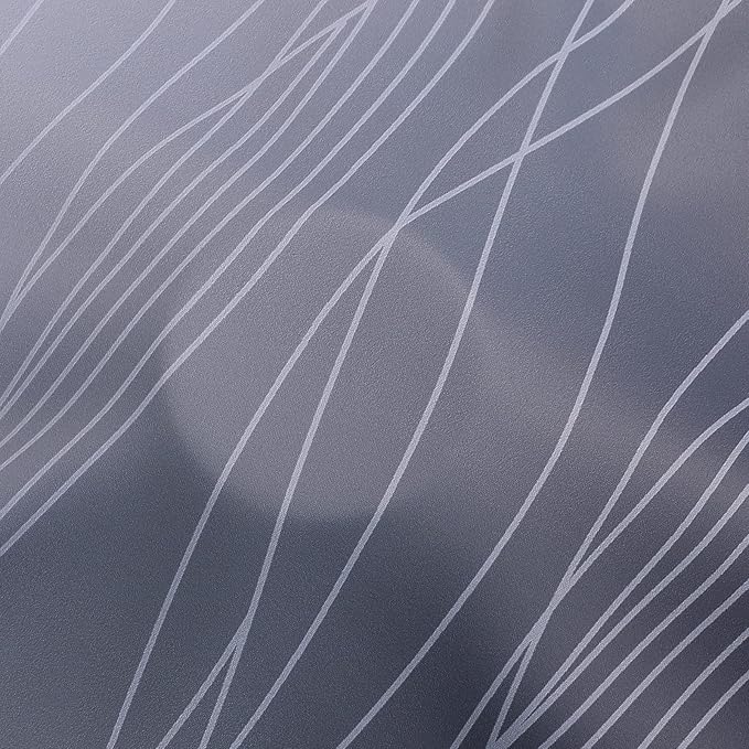 Estelar Textiler Thermal Insulated Blackout Curtains for Bedroom, Ombre Black and Greyish White Blackout Drapes for Living Room, Gradient Full Light Blocking Energy Saving Curtains, 52Wx84L, 2 Panels