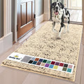 Muddy Mat® | Super Absorbent Door Mat Indoor, Microfiber Quick Dry Chenille Entryway Rug, Non-Slip Front Door Mat, Indoor Mats for Entryway, Machine Washable Pet Rug, Beige 24"x120"