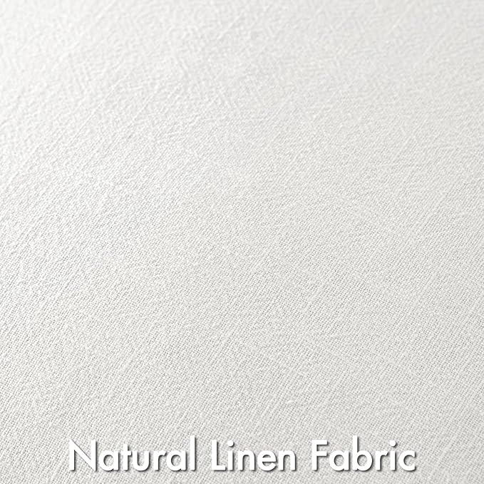MIULEE Cream Linen Pillow Covers Pack of 4 Decorative Natural Solid Throw Pillow Covers Soft Accent Boho Farmhouse Couch Pillowcases Modern Spring Home Decors for Living Room Bed Sofa 20x20 Inch