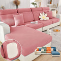 Soothing Home Sofa Covers, Sofa Hero Covers, Wear-Resistant Universal Couch Covers Washable Stretch Sectional Couch Cushion Covers (Pink,Large Single Seat Cover)
