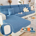 Soothing Home Sofa Covers, Sofa Hero Covers, Wear-Resistant Universal Couch Covers Washable Stretch Sectional Couch Cushion Covers (Blue,Headrest Cover)