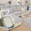 Couch Cushion Covers for Sofa Couch Covers Wear-Resistant Universal Sofa Cover Washable Stretch for Sectional Slipcovers (Texture-Light Gray,Back Cover M)