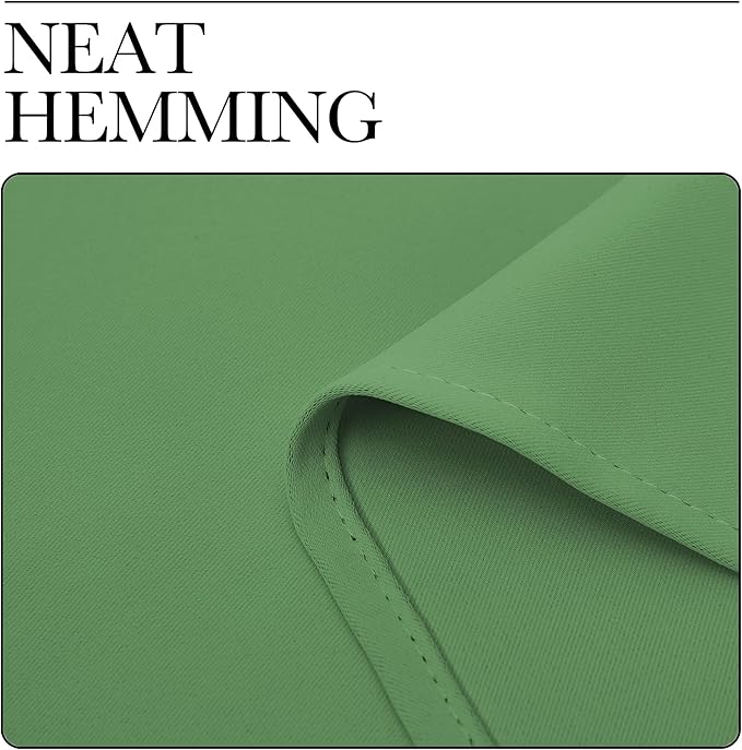 NICETOWN Blackout Curtains for Living Room, Froest Green, 2 Panels, 42 by 63, Darkening Window Curtain Panels, Easy-Care Solid Thermal Insulated Draperies/Drapes for Daughter Room