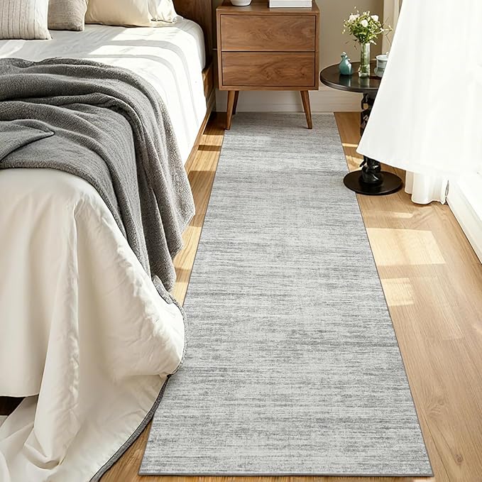 2.5x10 Washable Runner Rugs,10 ft Runner Rug for Hallways,Ultra-Thin Abstract Long Stain Resistant Rug Runner，Non-Slip Backing Kitchen Runner Rugs for Bedroom，Entryway，Living Dining Room