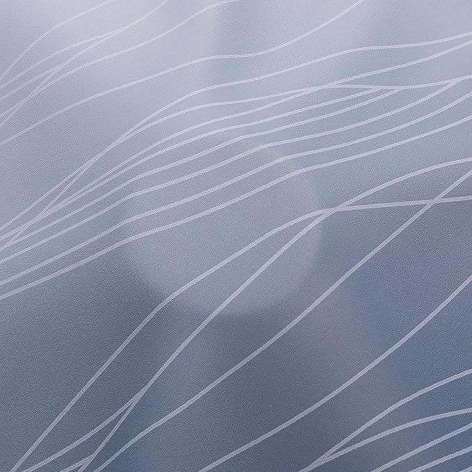 Estelar Textiler Greyish White and Navy Blue Blackout Curtains 96 Inches Long, Ombre Thermal Insulated Noise Reducing Blackout Drapes for Bedroom, Full Room Darkening Grommet Curtains,52Wx96L,2 Panels
