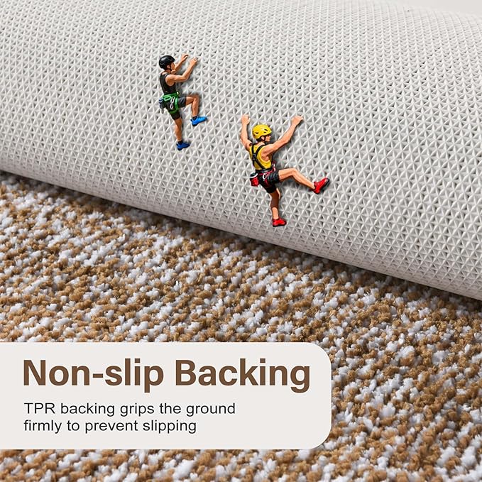Bathroom Rugs 30x20 Non Slip Washable, Coffee Bath Mat for Bathroom Floor Tub, Soft Absorbent Quick Dry Mats for Shower, Bathtub,Home Decor