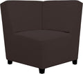 Easy-Going Stretch Sectional Corner Sofa Slipcover 1-Piece Couch Sofa Cover Furniture Protector Soft with Elastic Bottom for Kids, Pet, Spandex Jacquard Fabric Chocolate