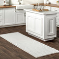 nuLOOM Nia White/Ivory, 2'6" x 8', Cozy Shag, Fluffy and Soft, High Traffic, Stain Resistant, Easy Clean, Durable Machine Washable Runner for Bedroom, Living Room, Dining, Den, Foyer, Entryway
