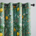 Extra Long 120 Inches Curtains for Large Window Luxury Sage Green Floor To Ceiling Blackout Vintage Floral Hummingbird Fancy Grommet Drop Cloth Damask Drape for Living Room Dining 2 Pages 10 FT