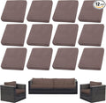 Outdoor Cushion Covers Set,12PCS Patio Furniture Couch Seat Slipcovers, Replacement for Sofa Sectional Chair(Cover，Only)