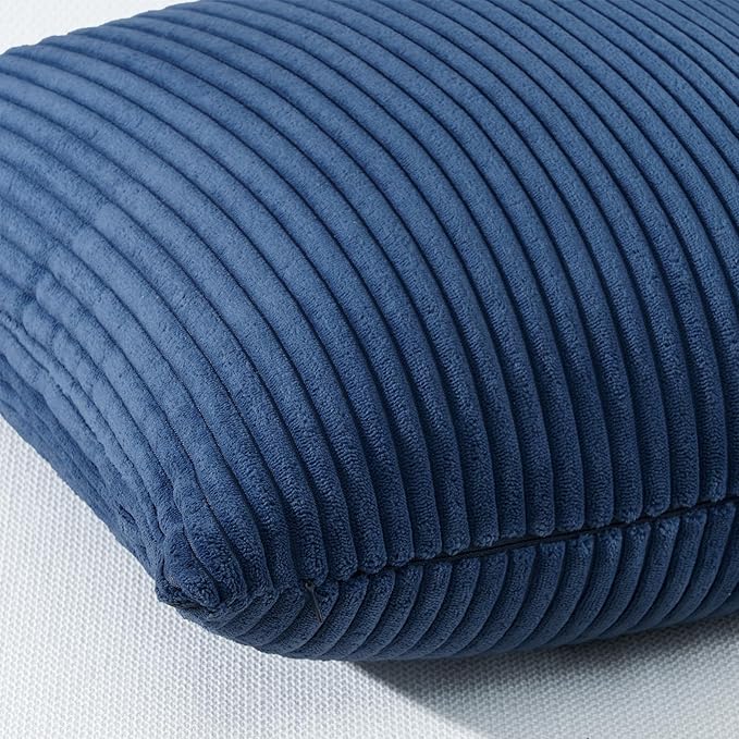 Topfinel Decorative Dusty Blue Throw Pillow Covers Cushion Cases, Set of 4 Soft Velvet Modern Double-Sided Designs Home Decor, Pillow Inserts Not Included (16x16 inch)