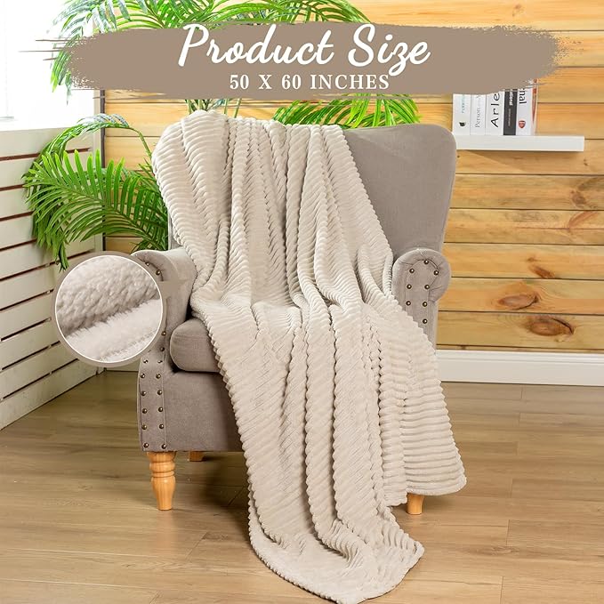 Buryeah 24 Pcs Flannel Throw Blanket Bulk 50 x 60 in Sleepover Blanket Outdoor Wedding Throw Lightweight, Oeko-tex Standard 100 Certified for Sofa Homeless Gifts (Khaki)