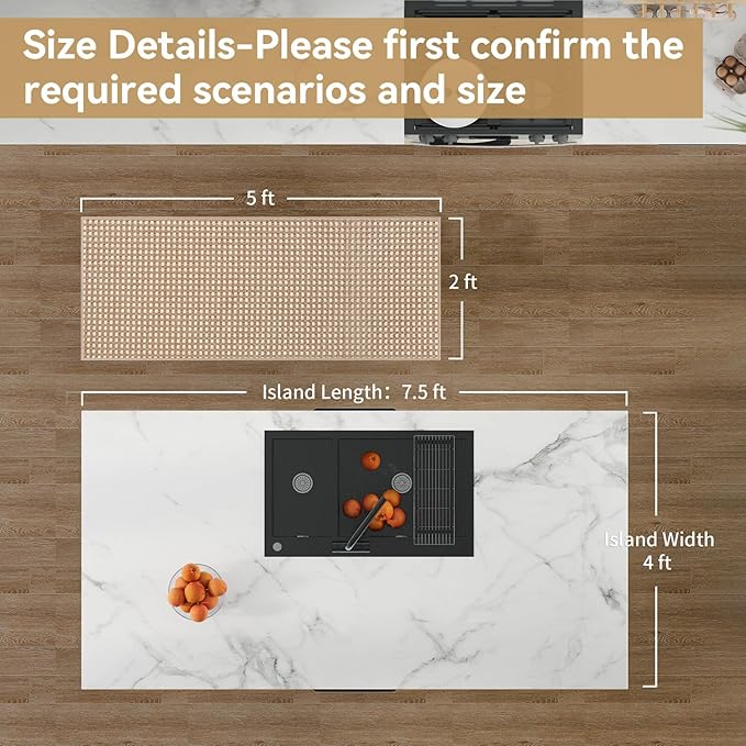 YDKGL Boho 2x5 ft Hallway Runners Rug Woven Washable Long Kitchen Runner Mat Rugs Non Slip, Soft Entryway Laundry Hall Runner Floor Carpet for Indoor Backdoor Bedroom Kitchen Living Room, Brown