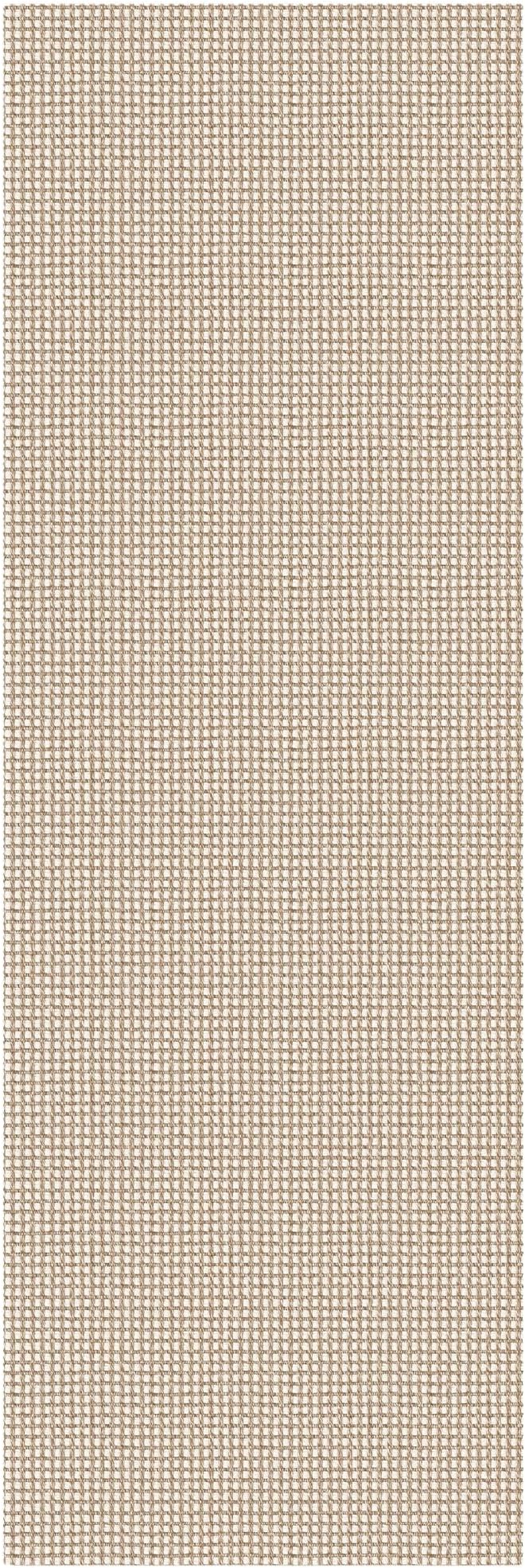 KOZYFLY Runners for Hallways 2x7 ft Washable Kitchen Runner Non Slip Rubber Backed Hall Runners Cotton Entryway Runner Rugs Floor Carpet for Indoor Backdoor Bedroom Kitchen, Ivory/Khaki