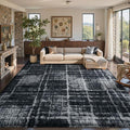9x12 Ft Extra Large Shag Rugs for Living Room, Ultra Soft Fluffy Furry Area Rugs for Bedroom Indoor Floor, Aesthetic Carpet for Kids Home Decor (Grey)