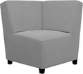 Easy-Going Stretch Sectional Corner Sofa Slipcover 1-Piece Couch Sofa Cover Furniture Protector Soft with Elastic Bottom for Kids, Pet, Spandex Jacquard Fabric Light Gray