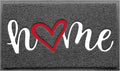 BeneathYourFeet Door Mat, Welcome Mat Low Profile Floor Mat Front Doormat Indoor and Outdoor Doormat Non Slip Rugs for Entryway, Patio, High Traffic Areas (36"x24", Grey-Home)