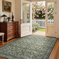 Lofus 3x5 Area Rug for Entryway, Green Non Slip Area Rugs for Kitchen, Washablee Soft Rugs for Bedroom, Living Room, Tool Room Nursery Kids Room Decor
