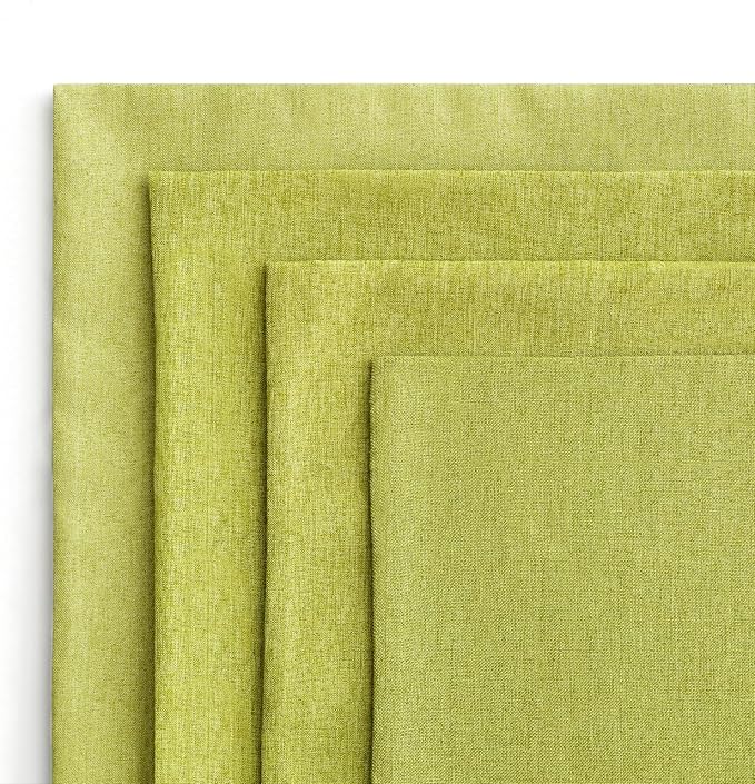 MIULEE Pack of 4 Decorative Outdoor Throw Pillow Covers Linen Waterproof Pillow Covers Spring Farmhouse Cushion Cases for Patio Garden Tent Balcony Couch Sofa 16x16 inch Grass Green