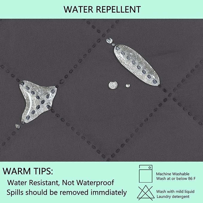Recliner Chair Covers Reversible Sofa Cover Couch Cover for Pets Lazy Boy Furniture Protector(28''Recliner,Dark Grey/Dark Grey)