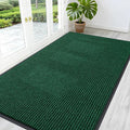 OLANLY Front Door Mat Indoor Outdoor Entrance, Waterproof Heavy Duty Doormat, Fade Resistant, Low Profile, Easy Clean Patio Porch Welcome Floor Mats for Entry, 59x30, Green