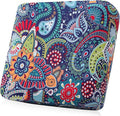 Smiry Printed Couch Cushion Covers, Stretch Soft Couch Covers for Sofa, Washable Non-Slip Sofa Slipcover Furniture Protector for Indoor and Outdoor (Backrest L, Blue Green)