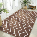 OLANLY Front Door Mat, Non-Slip Rubber Backing, Dirt Resistant and Absorbent, Washable, Easy to Clean Low-Profile Indoor Doormat for Back Door, Entryway, Inside Entrance, 59x35, Coffee