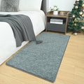 AROGAN Small Washable Area Rugs for Bedroom, 2×4 Runner Rug with Memory Foam for Hallway, Non Slip Fluffy Carpet Indoor Rug Runner for Kitchen, Bedside, Entryway Bathroom Home Decor, Grey