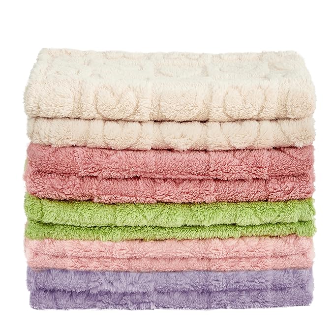Yurhap Fleece Baby Blanket Heart Checkered Blanket, Ultra Soft Cozy Baby Blankets for Boys Girls, Fluffy Infant Toddler Newborn Receiving Blankets for Crib Stroller 30”×40” (Green)